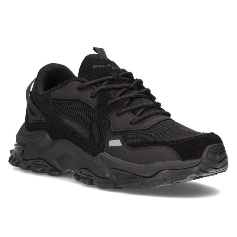 Scarpe in pelle Filippo MSP2122 / 21 Bk nero 1