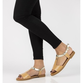 Filippo DS2099 / 21 Sandali Be beige d'oro 1