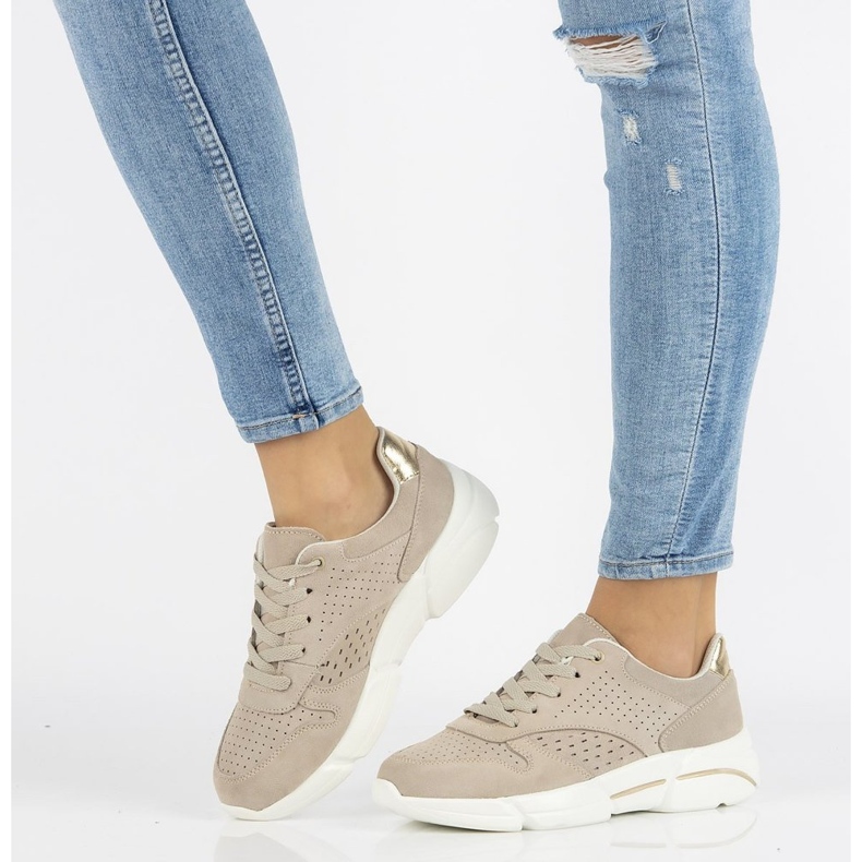 Sneakers in pelle Filippo DP2156/21 Be beige 1
