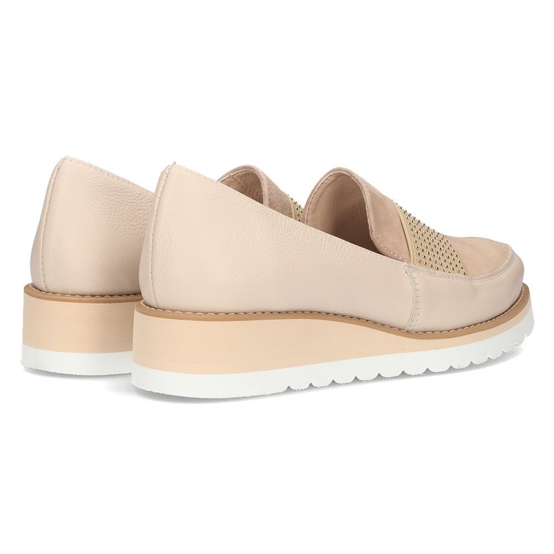 Scarpa in pelle Filippo 091 beige 1