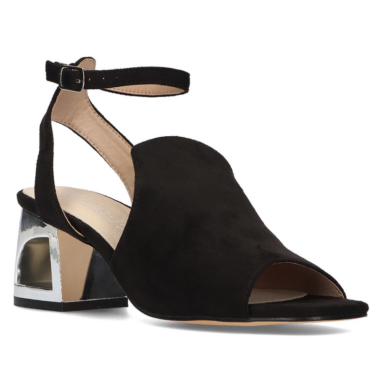 Sandali neri con tacco Filippo DS2107/21 Bk nero 1