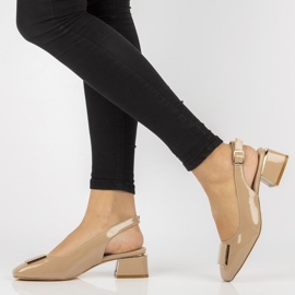 FILIPPO DP2086/21 Décolleté con Tacco Beige 1