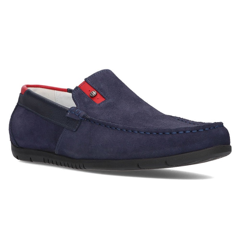 Mocassini in camoscio Filippo 5274-5 blu navy 1