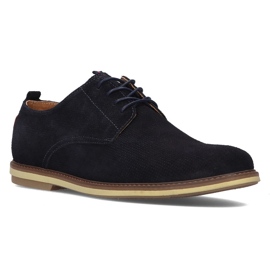 Scarpe in pelle Filippo 5385-1 blu navy 1