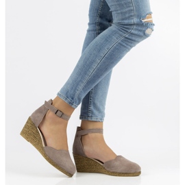 Sandali in pelle Filippo DS1394/21 Sd erica-beige 2