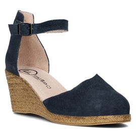 Sandali in pelle Filippo DS1394/21 Nv blu navy 1