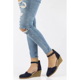 Sandali in pelle Filippo DS1394/21 Nv blu navy 2