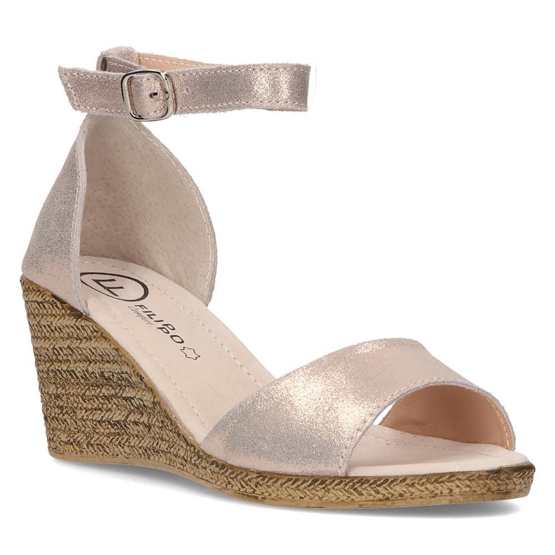 Sandali in pelle Filippo DS2137/21 Go golden d'oro 1