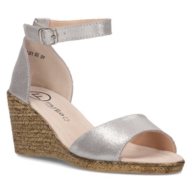 Sandali in pelle Filippo DS2137/21 Si argento 1