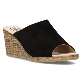 Ciabatte in pelle Filippo DK2143/21 Bk nere nero 1