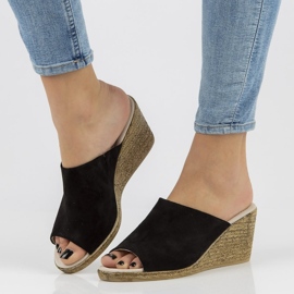 Ciabatte in pelle Filippo DK2143/21 Bk nere nero 2