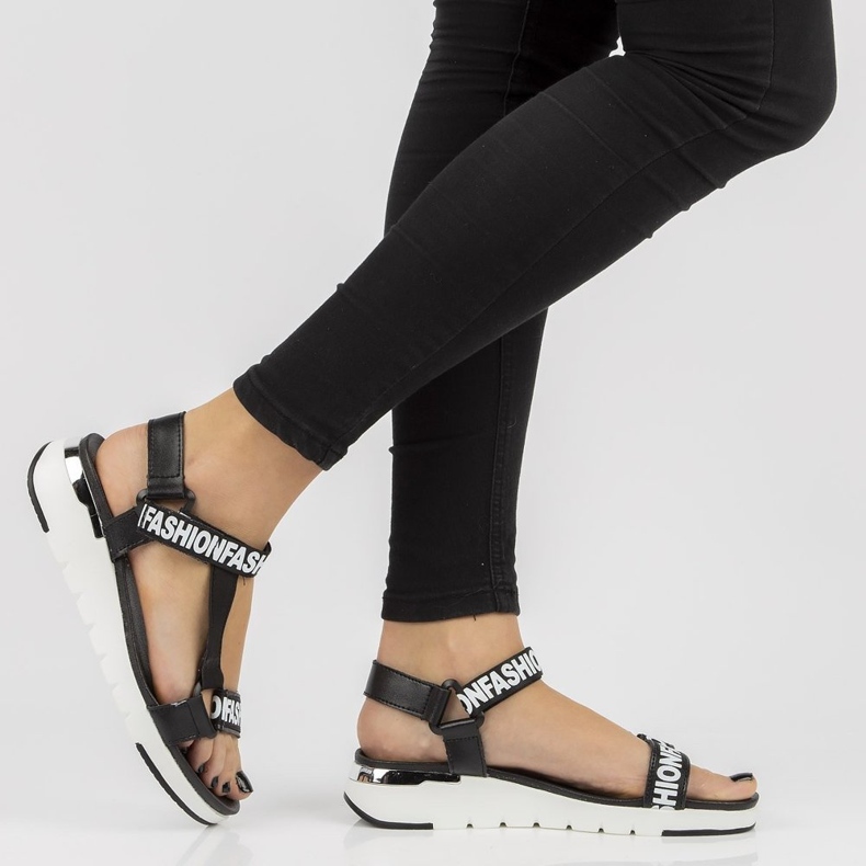 Sandali in pelle Filippo DS2169/21 Bk nero 1