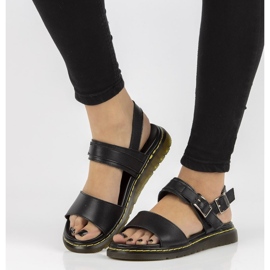 Sandali in pelle Filippo DS2040/21 Bk nero 1