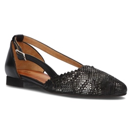 Scarpa in pelle Filippo 4972A nera nero 1