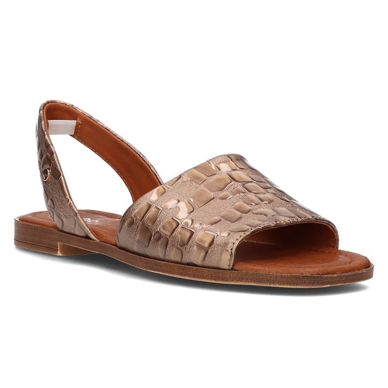 Sandali in pelle Filippo 40215 tortora marrone 1