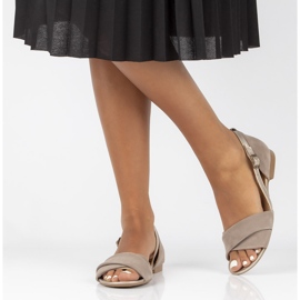 Sandali in pelle Filippo 04614-04/00-5 beige 2