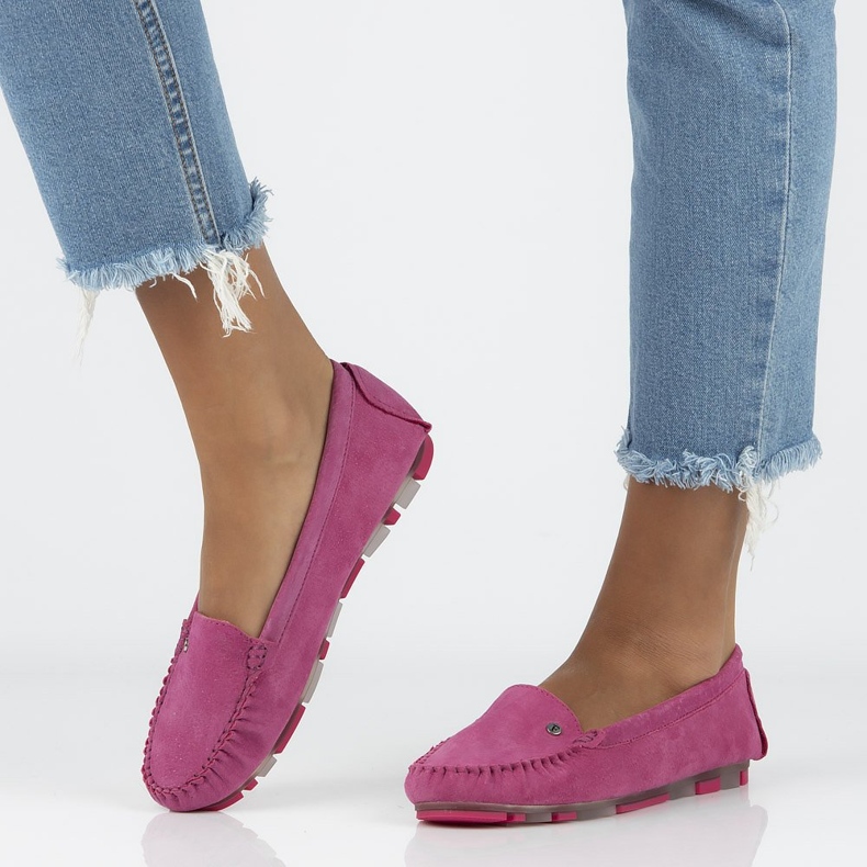Mocassini in pelle Filippo DP2037/21 Fh rosa 1