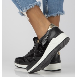 Sneakers in pelle Filippo DP2052/21 Bk nere nero 1