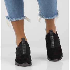 Sneakers in Pelle Filippo DP1689/21 Bk Bk Nero 2