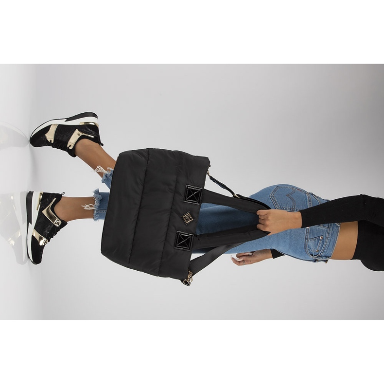 Sneakers in pelle Filippo DP3170/21 Go nero oro 1