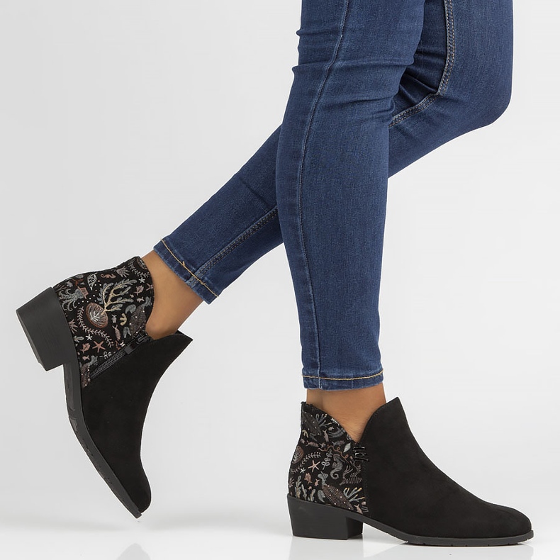 Filippo DBT1475/21 Bk stivali neri nero multicolore 2