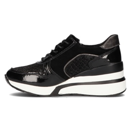 Sneakers in pelle Filippo DP3166/21 Bk nere nero 1