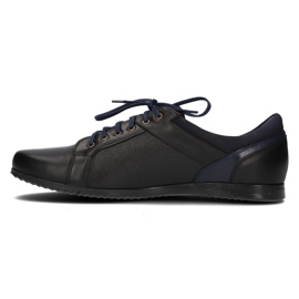 Scarpa in pelle Filippo 1690 nera nero 1