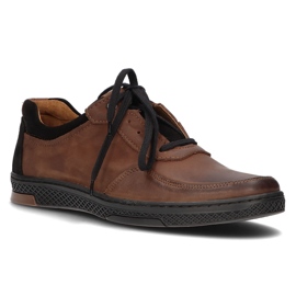 Scarpa in pelle Filippo 918 marrone 1