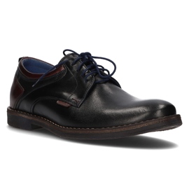 Scarpa in pelle Filippo 1630 nera nero 1