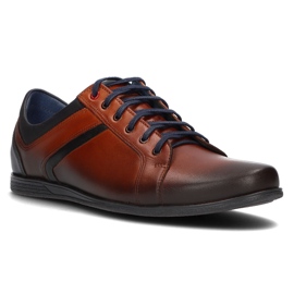 Scarpe in pelle Filippo 1703 marrone 1