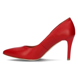 Décolleté in pelle Filippo 2106 rosso 1