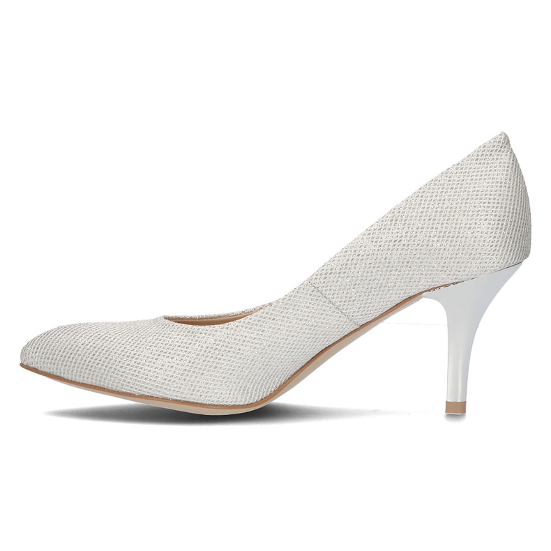 Décolleté in pelle Filippo 2108 argento 2