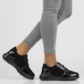 Sneakers in pelle Filippo DP3168/21 Bk nere nero 1