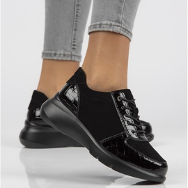 Sneakers in pelle Filippo DP3168/21 Bk nere nero 2