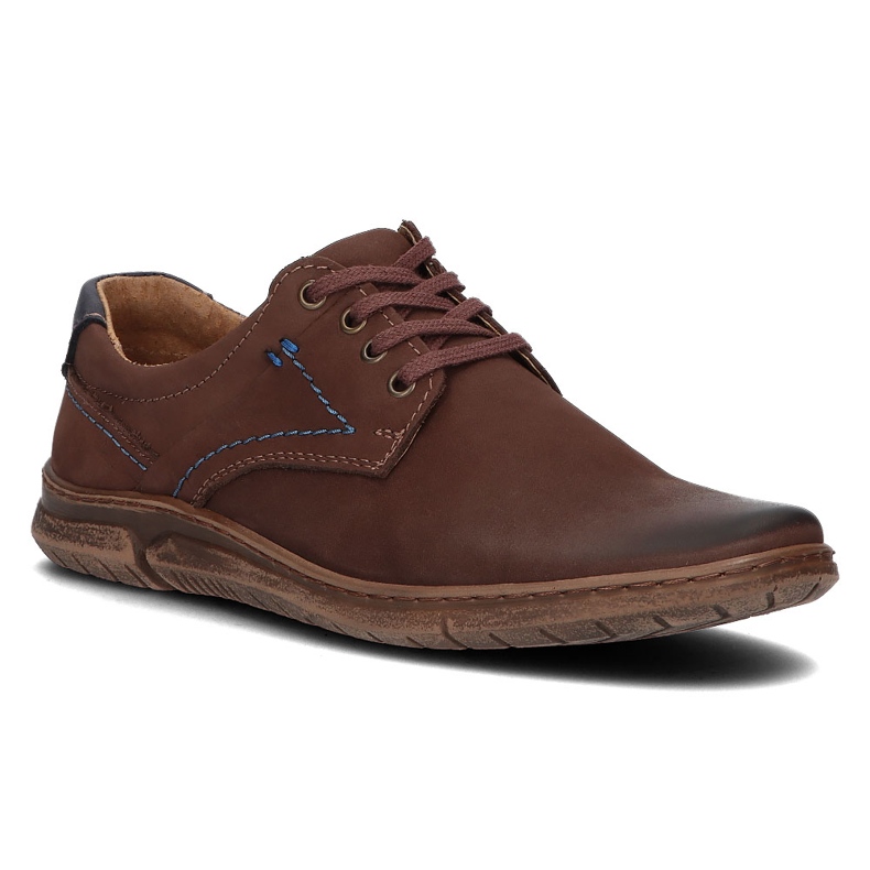 Scarpe in pelle Filippo 858 marrone 1