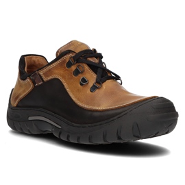 Scarpa in pelle Filippo 917 senape marrone 1