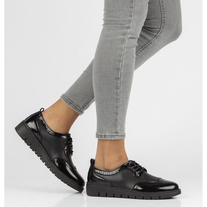 Scarpe in pelle Filippo DP3206/21 Bk nero 1