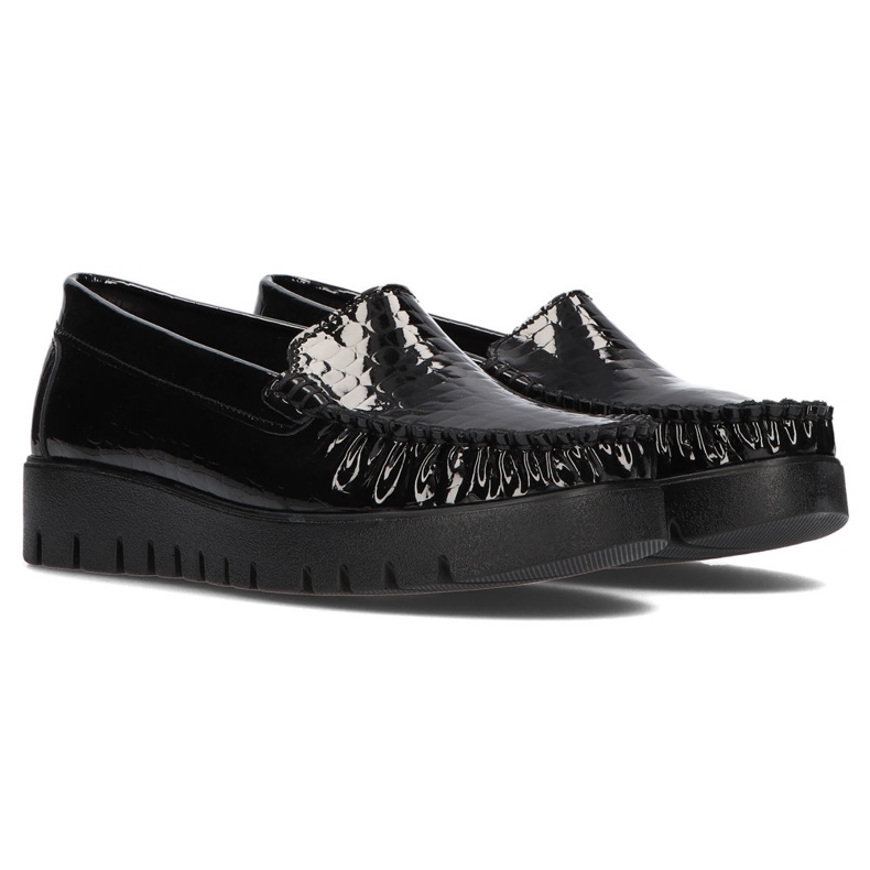 Scarpe in pelle Filippo DP3024/21 Bk Cr nero 1