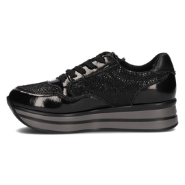 Sneakers in pelle Filippo DP3152/21 Bk Nero 1