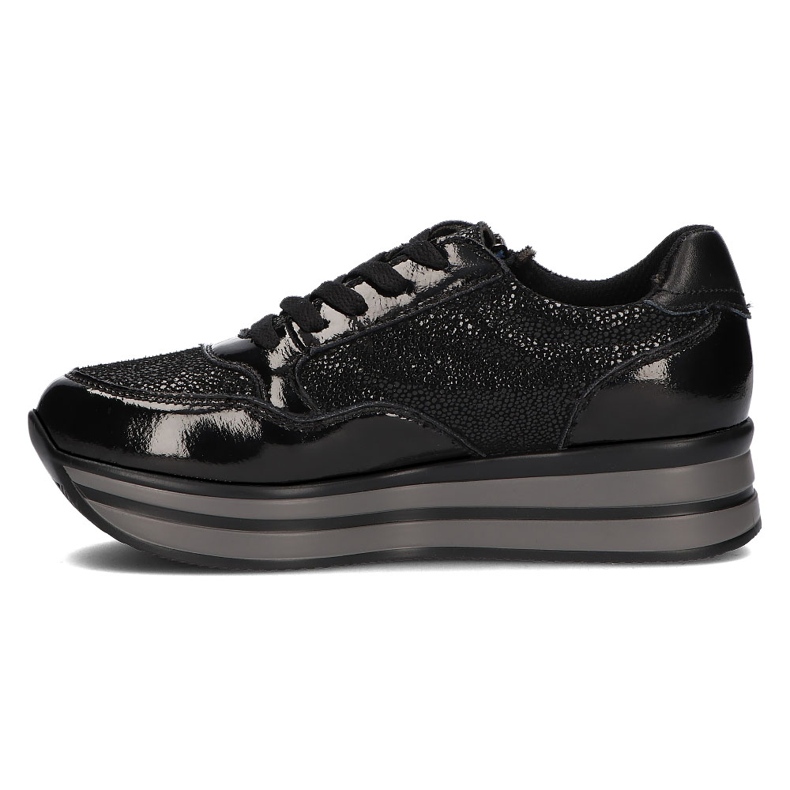 Sneakers in pelle Filippo DP3152/21 Bk Nero 1