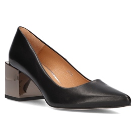 Décolleté Filippo 2018 in pelle Nichel nero 1