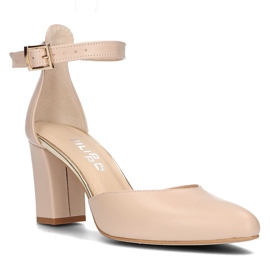 Décolleté in pelle Filippo 2058 beige 1