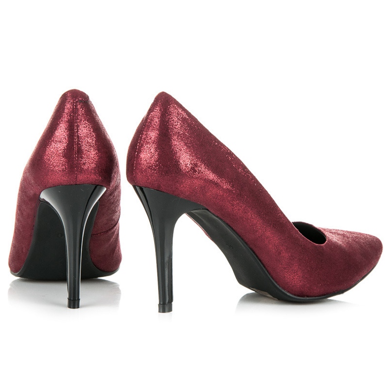 Vinceza Tacchi bordeaux lucidi rosso 1