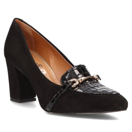 Scarpa in pelle Filippo 2110 nera nero 1