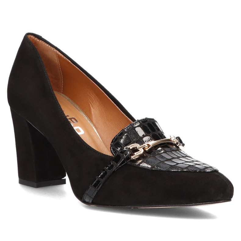 Scarpa in pelle Filippo 2110 nera nero 1