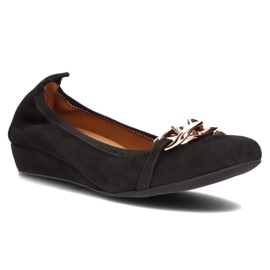Ballerine Filippo 894 in pelle nere nero 1