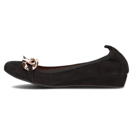 Ballerine Filippo 894 in pelle nere nero 2