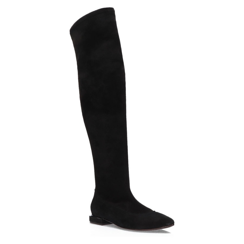 Stivale Filippo 435 in camoscio nero 1