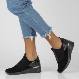 Sneakers in Pelle Filippo DP1689/22 Bk Bk Nero 1