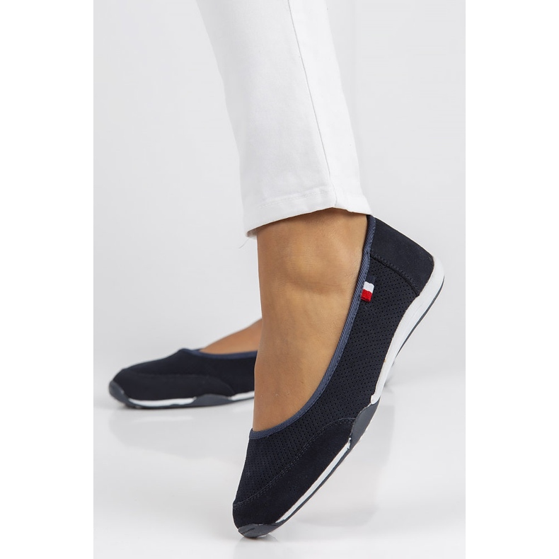 Scarpa in pelle Filippo DP143/22 Nv blu navy 1